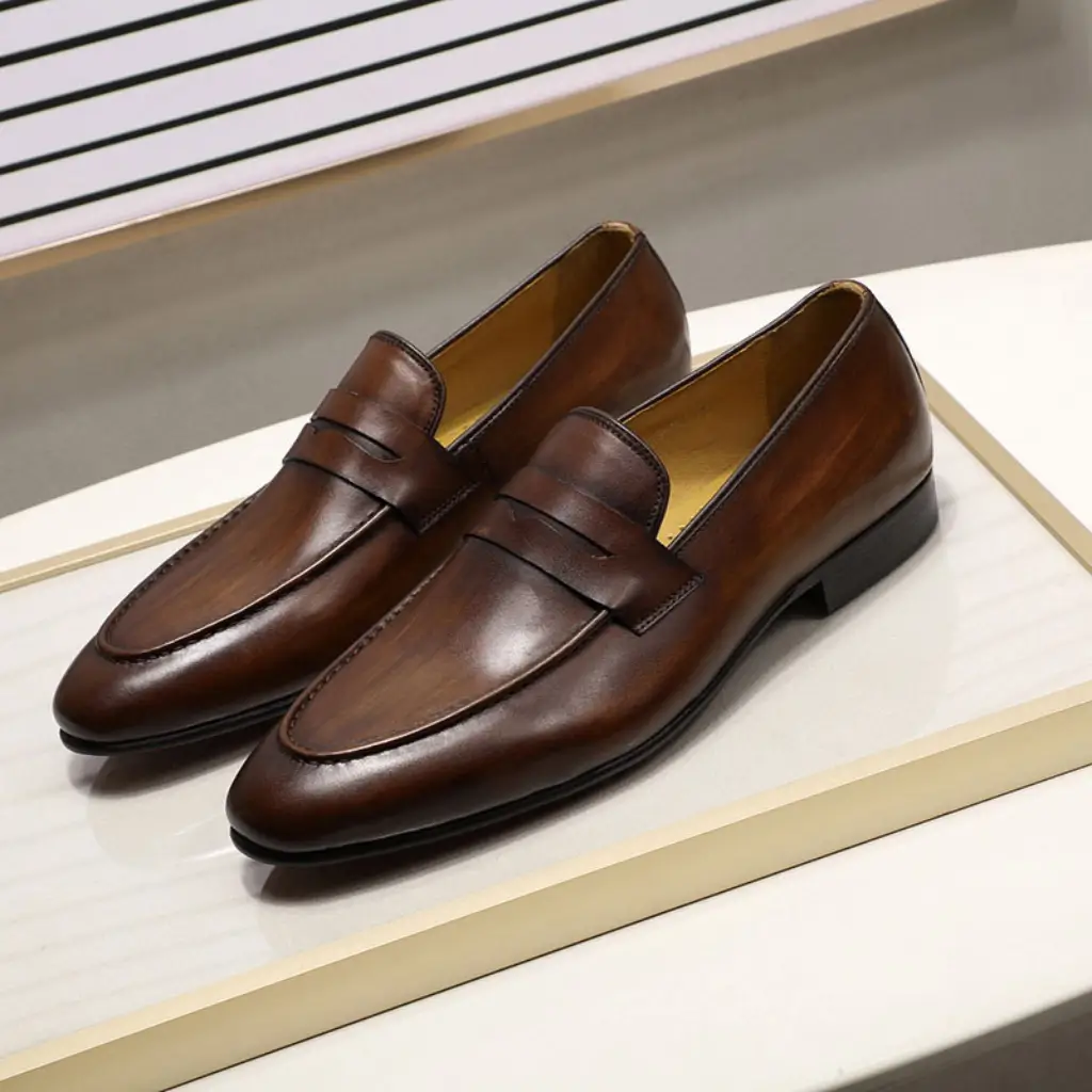 sapato loafer masculino	